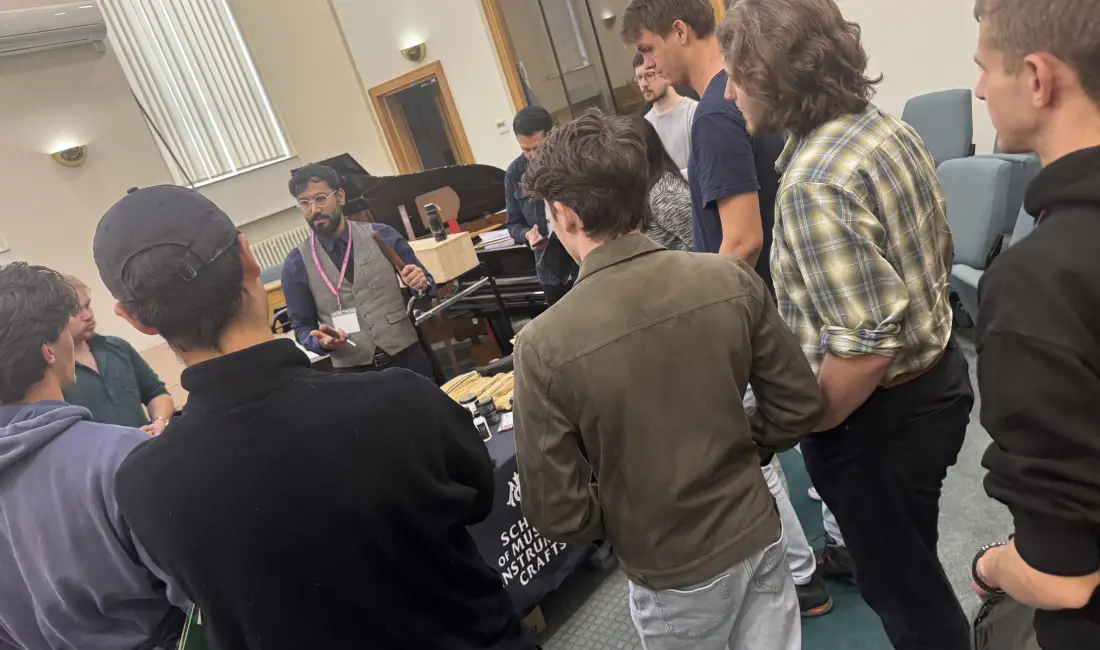 Perccusion Instruments A Special Visit to Newark Piano School from Heckshers Piano Supplies ...
